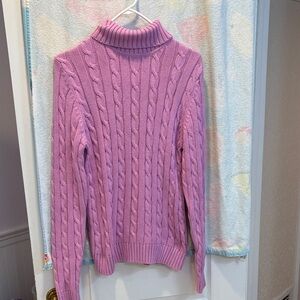 NWT Cozy Cable Knit Sweater - Pink